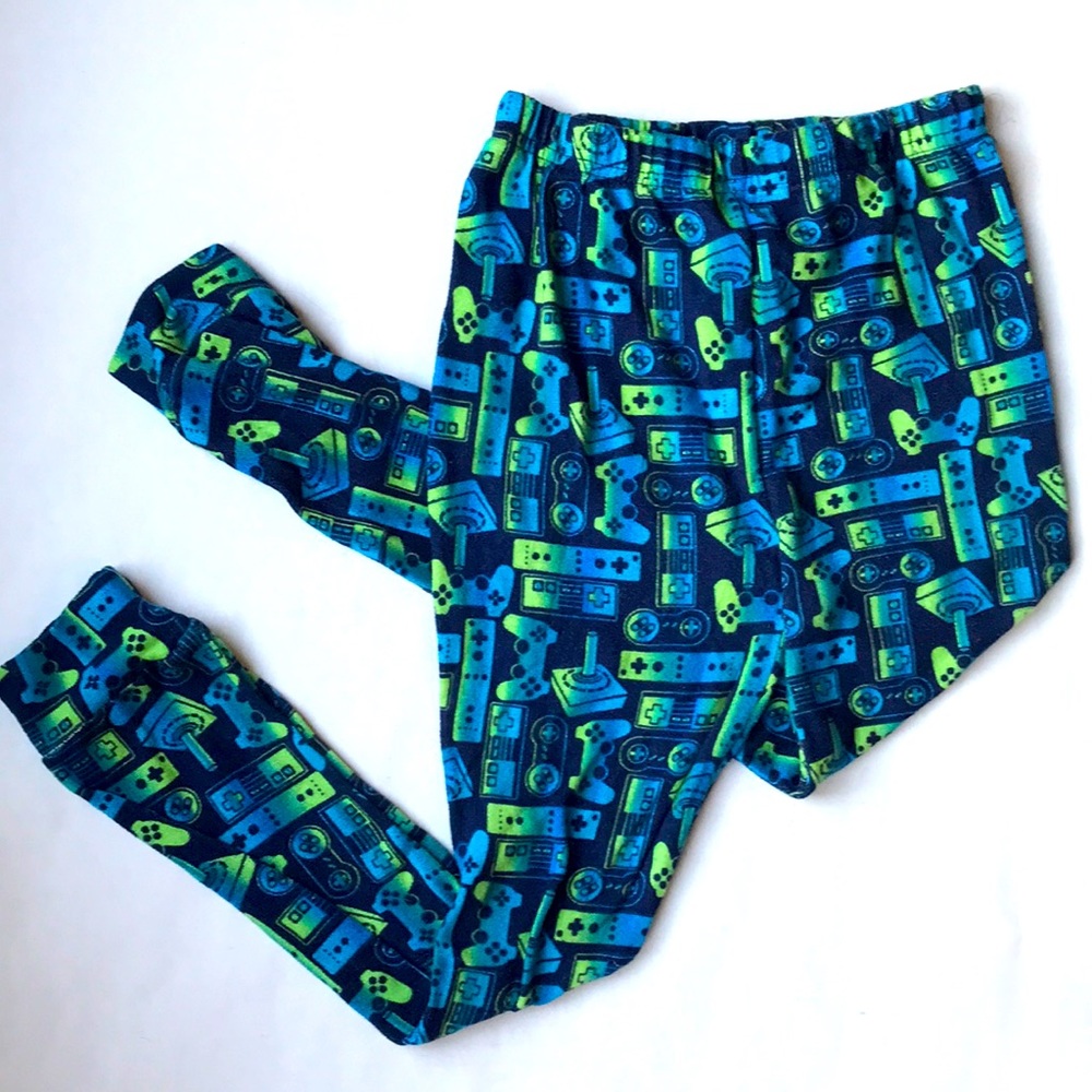 Kids Game Controller Print Pajama Pants